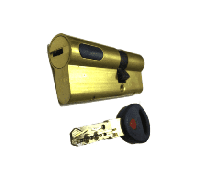 Картинка Цилиндровый механизм Mauer New Wave 4 ключ-ключ-L=77мм/31-46/,цвет латунь, 5 ключей в Пскове  Цилиндровый механизм Mauer New Wave 4 ключ-ключ-L=77мм/31-46/,цвет латунь, 5 ключей в Пскове